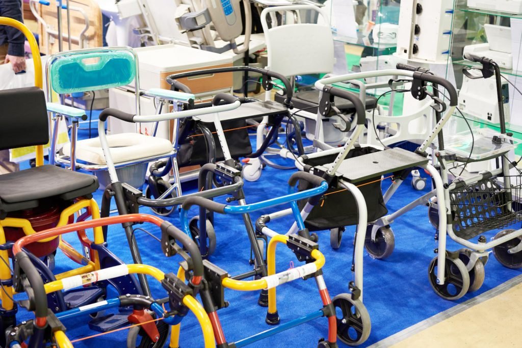 Walker or walking frame is a tool for disabled or elderly people