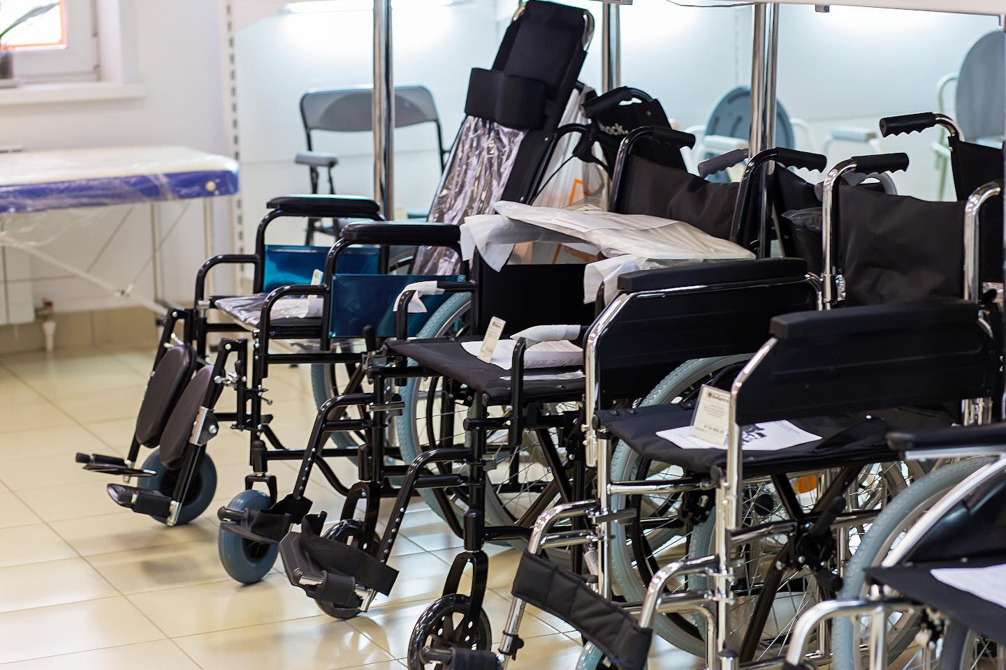 wheelchairs in the shop